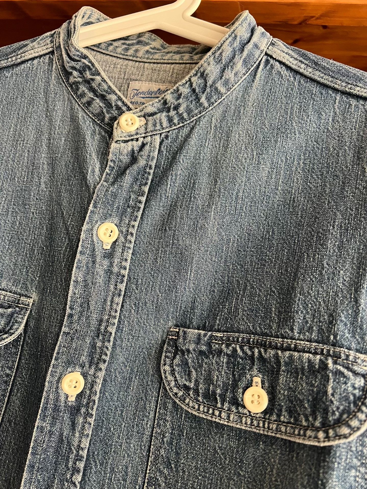 Tenderloin Tenderloin Denim Work Shirt Stand Collar Size US M / EU 48-50 / 2 - 6 Thumbnail