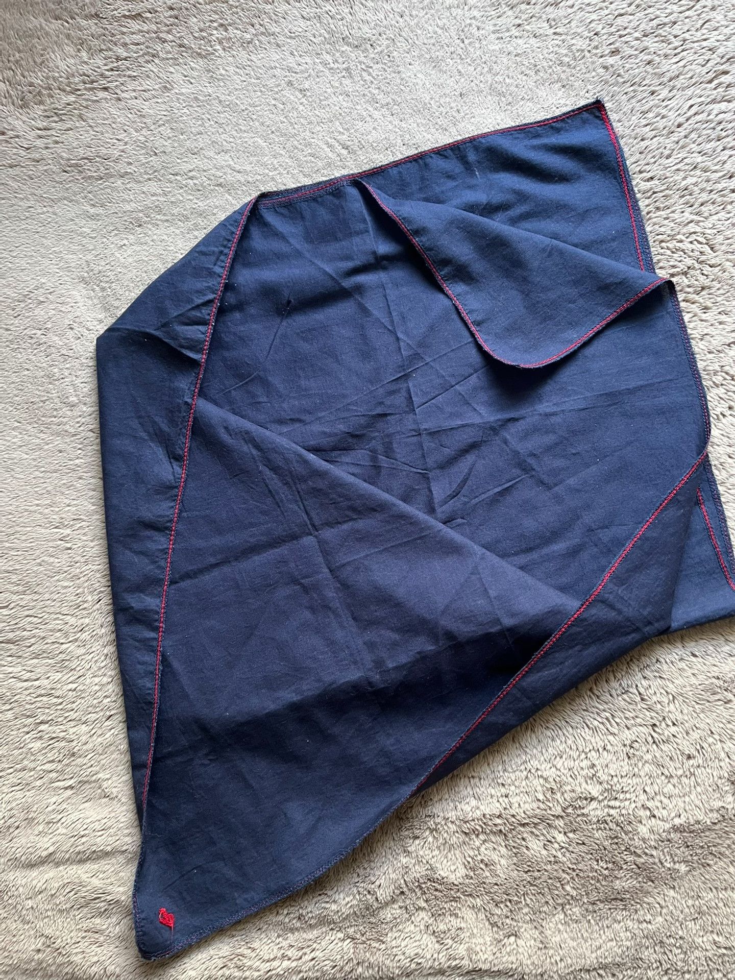 45rpm 45r Indigo Dyed Square Scarf Size ONE SIZE - 3 Thumbnail