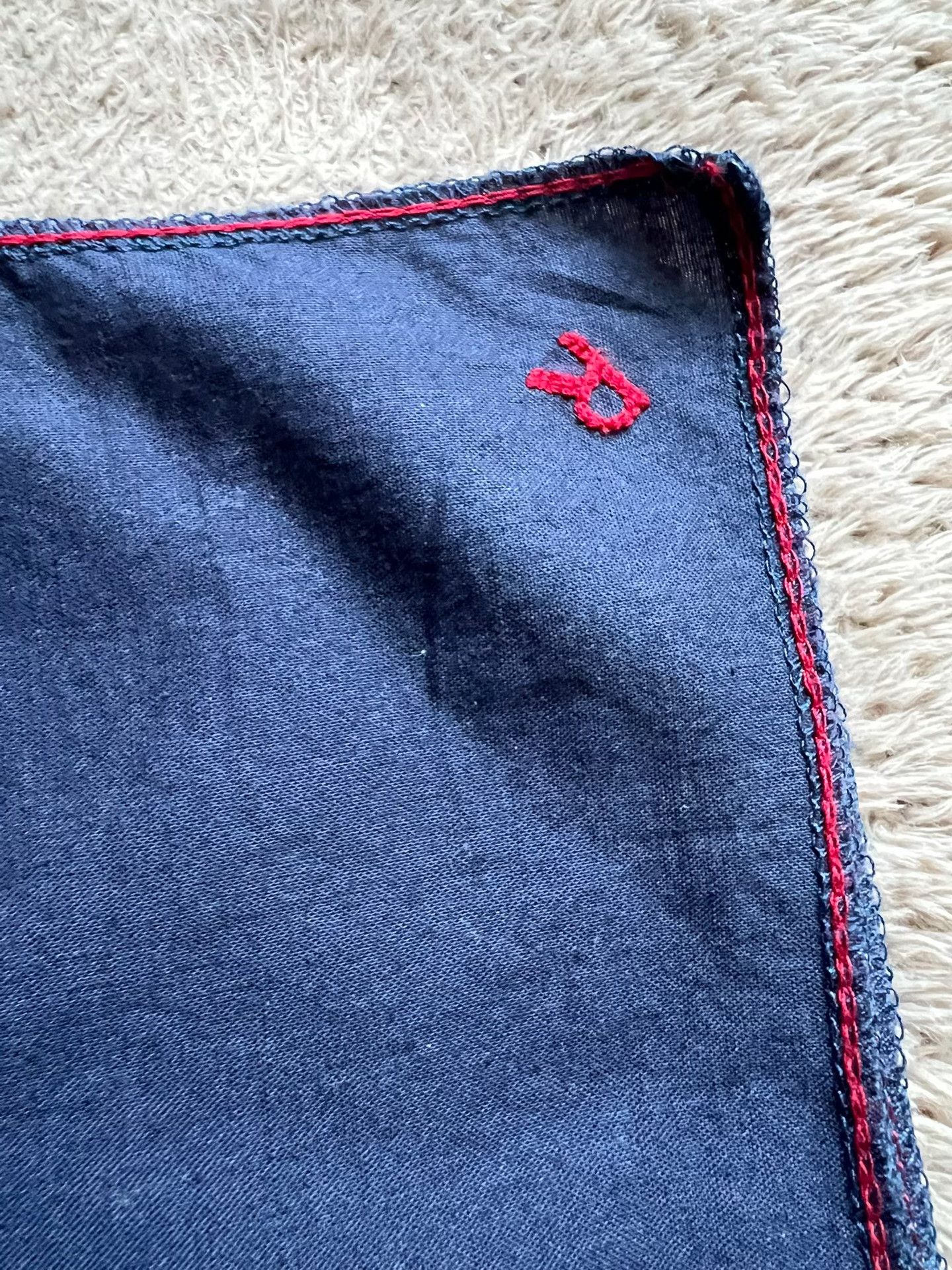 45rpm 45r Indigo Dyed Square Scarf Size ONE SIZE - 2 Thumbnail