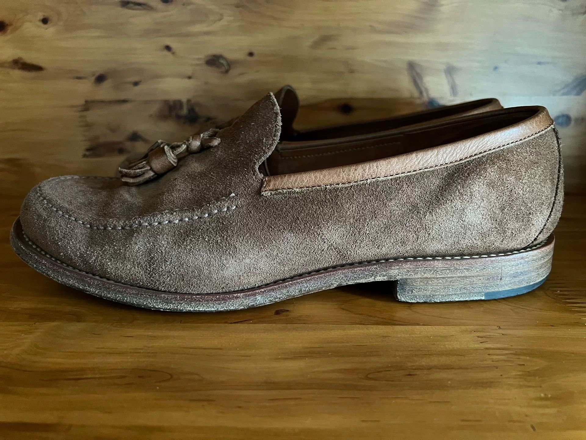 PHIGVEL MAKERS & Co. Phigvel PMC Suede Tassel Loafers Size US 8.5 / EU 41-42 - 2 Thumbnail