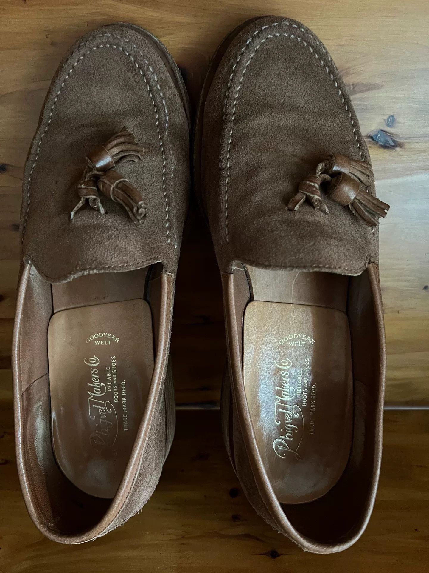 PHIGVEL MAKERS & Co. Phigvel PMC Suede Tassel Loafers Size US 8.5 / EU 41-42 - 7 Thumbnail