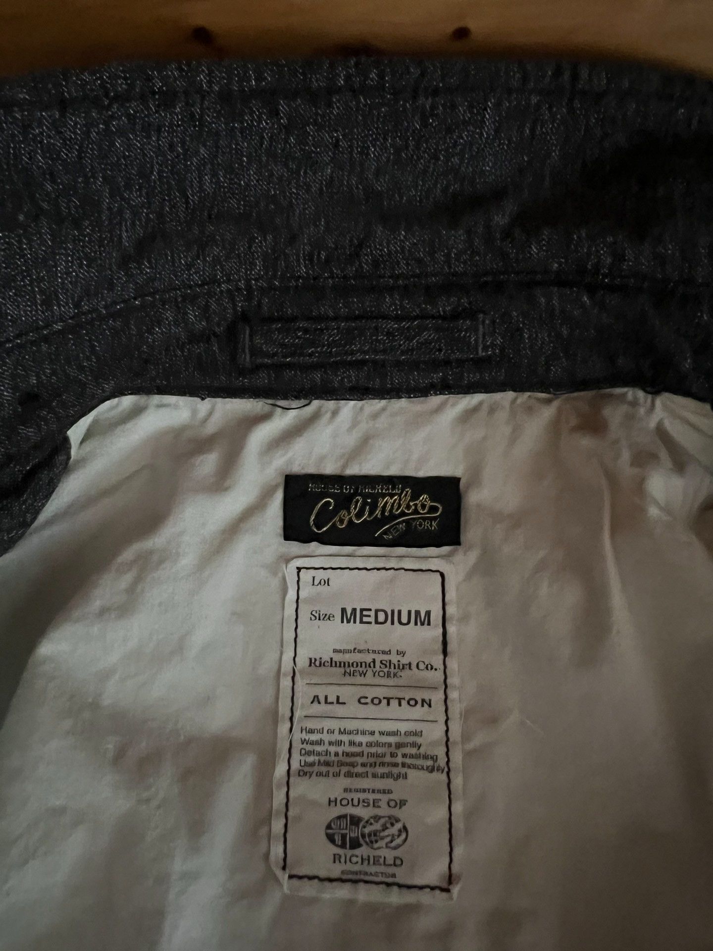 COLIMBO Colimbo Out-of-Print Pepper Salt Trench Size US M / EU 48-50 / 2 - 7 Thumbnail