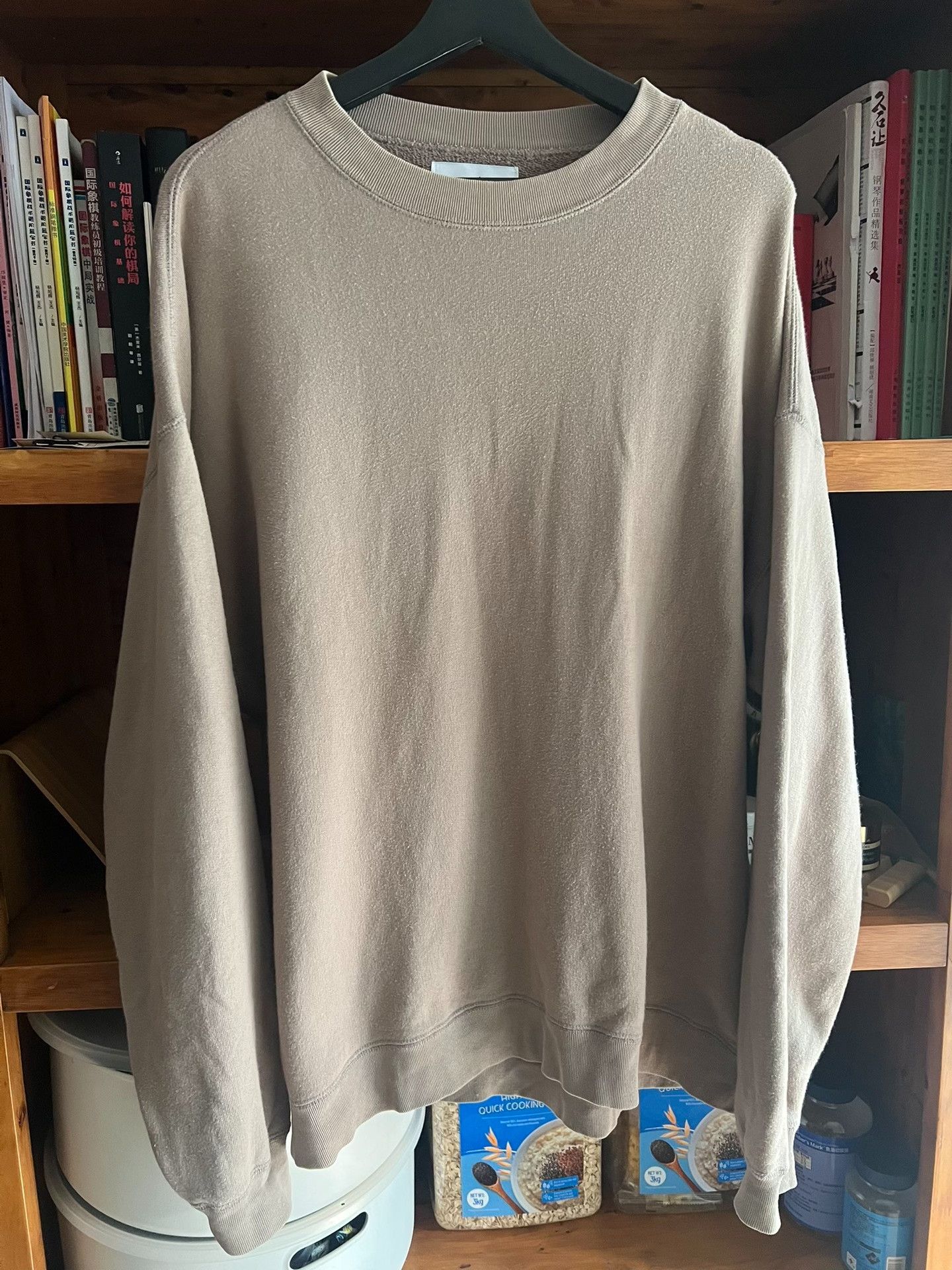 Markaware Marka Beige Oversized Crewneck Sweatshirt Size US M / EU 48-50 / 2 - 2 Thumbnail