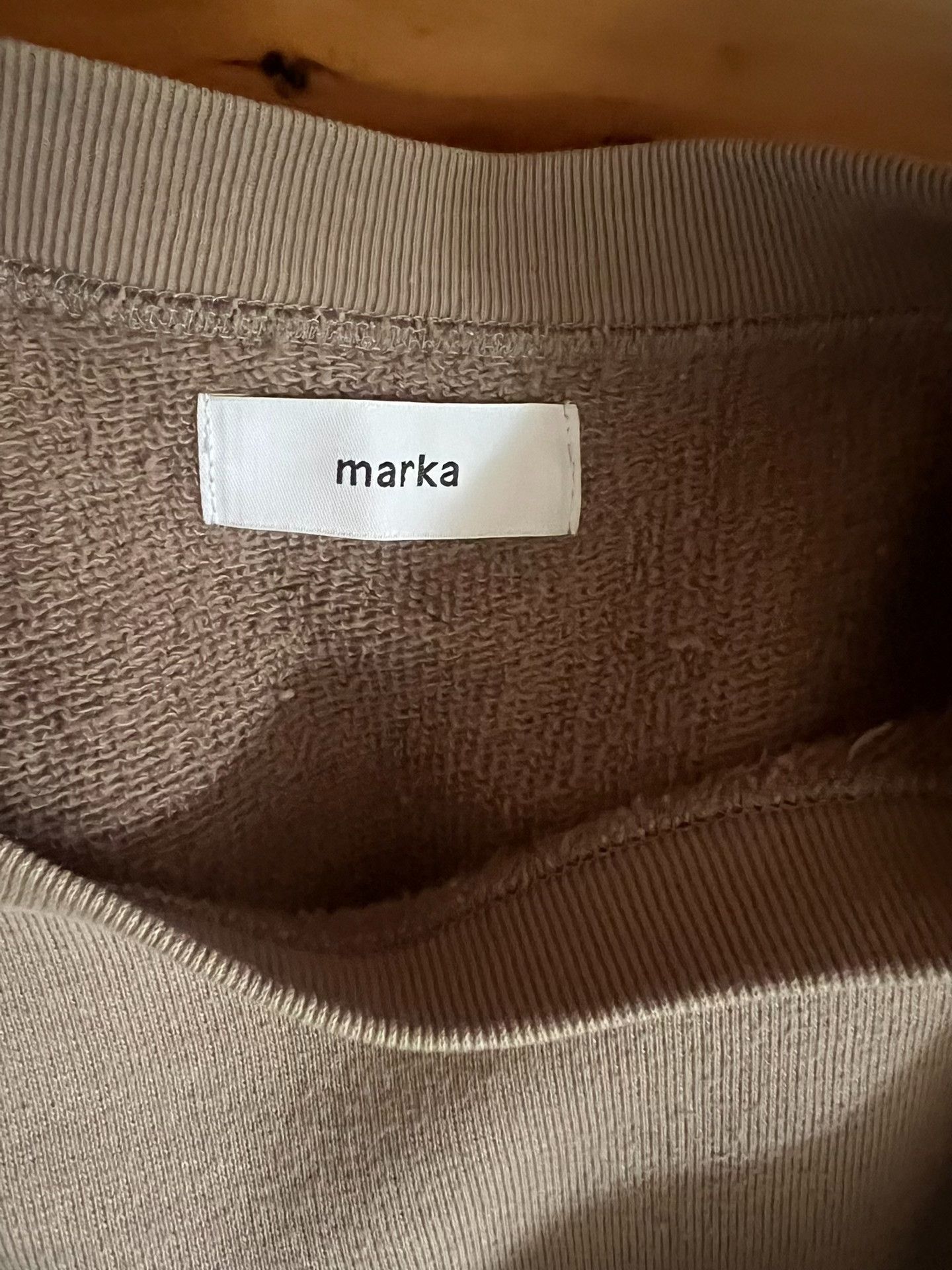 Markaware Marka Beige Oversized Crewneck Sweatshirt Size US M / EU 48-50 / 2 - 9 Thumbnail