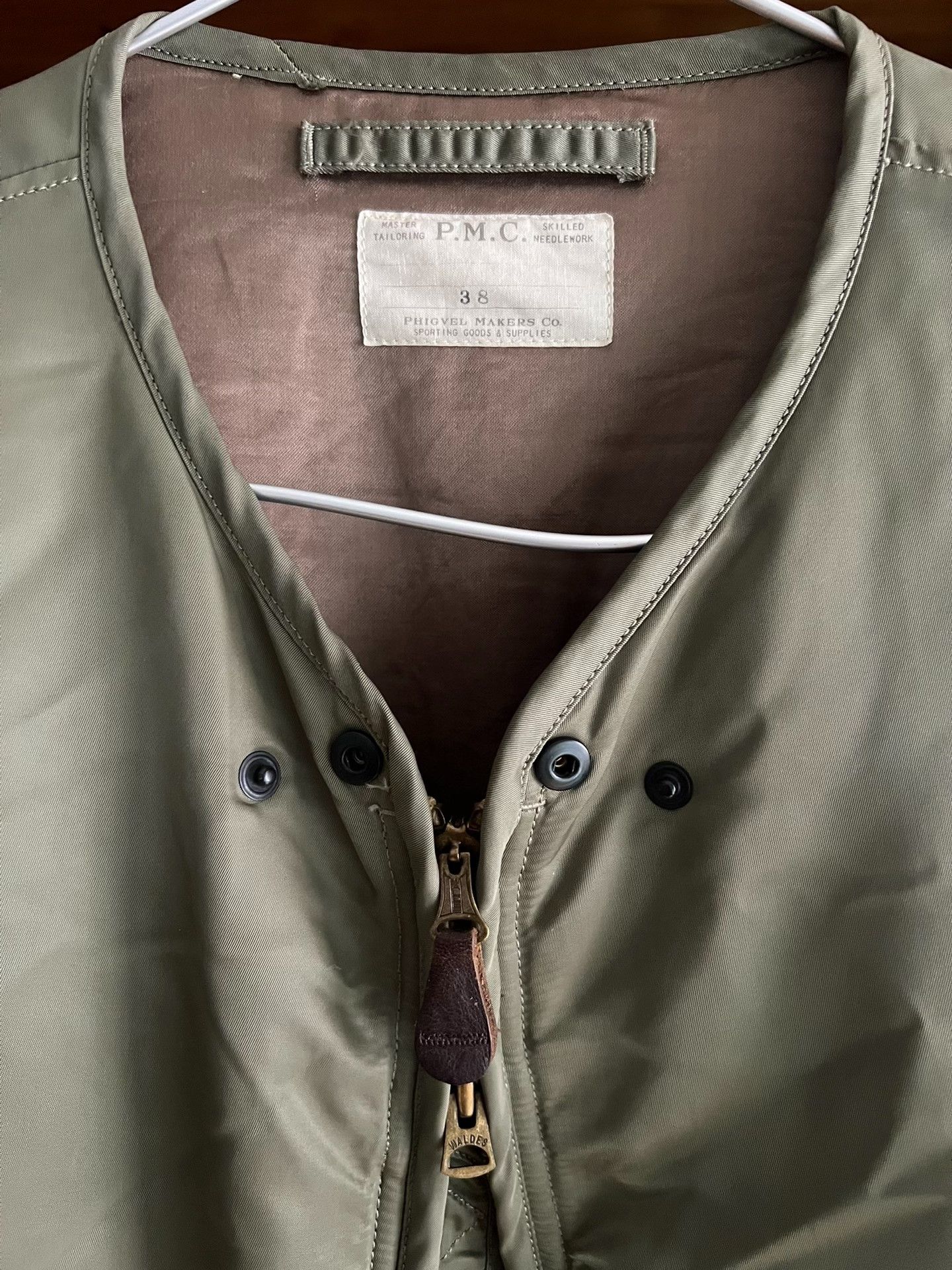 PHIGVEL MAKERS & Co. Phigvel Makers PMC Military Green Liner Jacket Size US L / EU 52-54 / 3 - 5 Thumbnail