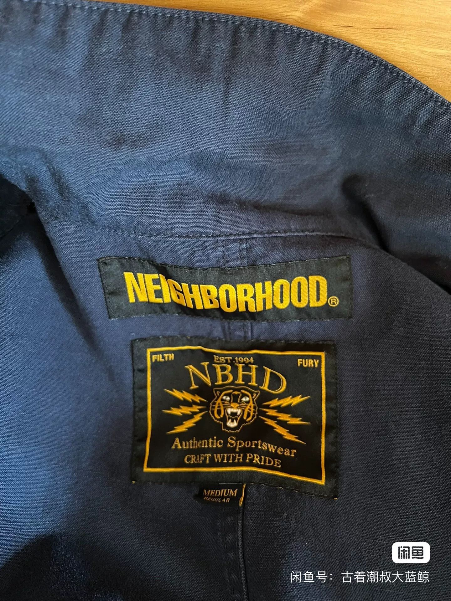 Neighborhood Neighborhood Indigo Dyed Hemp Workwear Trench Size US M / EU 48-50 / 2 - 9 Thumbnail