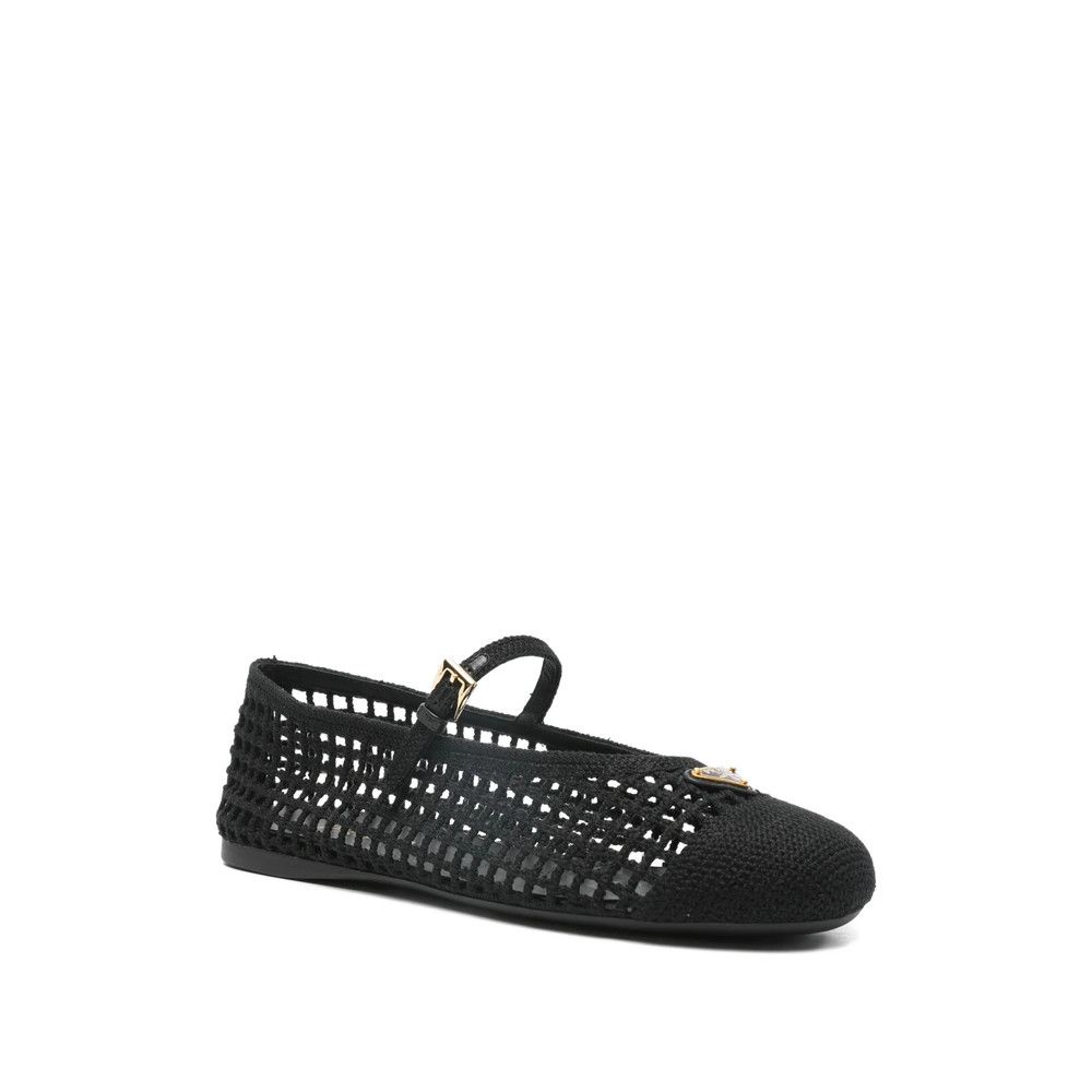 Prada Prada BLACK Ballet Flats Size US 10 / IT 40 - 2 Thumbnail