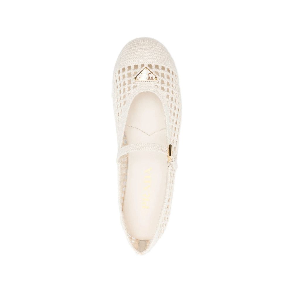 Prada Prada NEUTRALS Ballet Flats Size US 9 / IT 39 - 2 Thumbnail