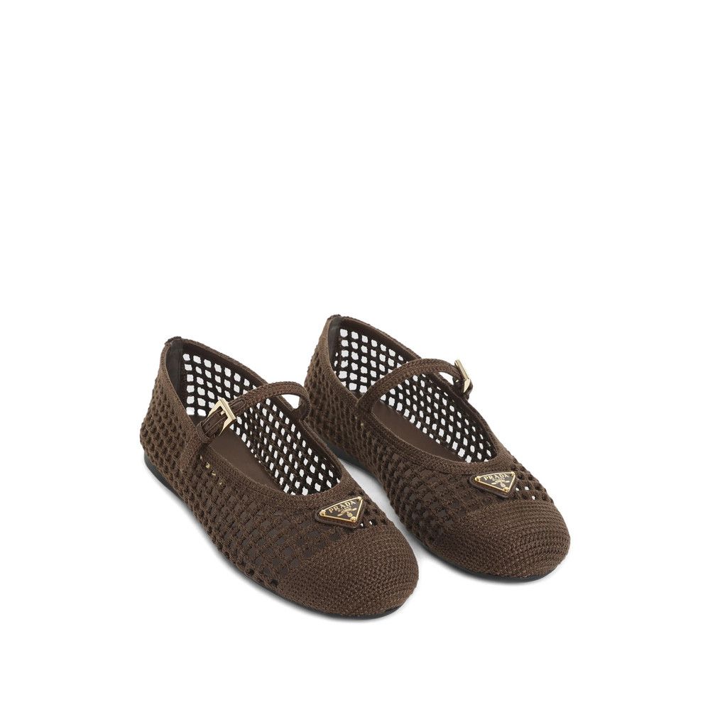 Prada Prada BROWN Ballet Flats Size US 10 / IT 40 - 2 Thumbnail