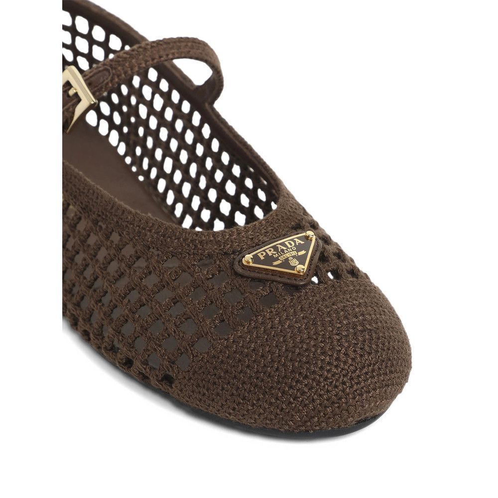 Prada Prada BROWN Ballet Flats Size US 10 / IT 40 - 3 Thumbnail
