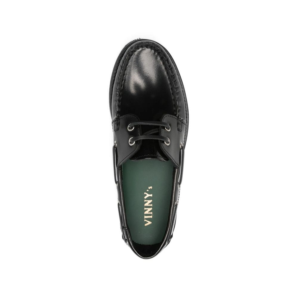 VINNY's Vinny's BLACK Derby & Oxford Shoes Size US 7 / IT 37 - 3 Thumbnail