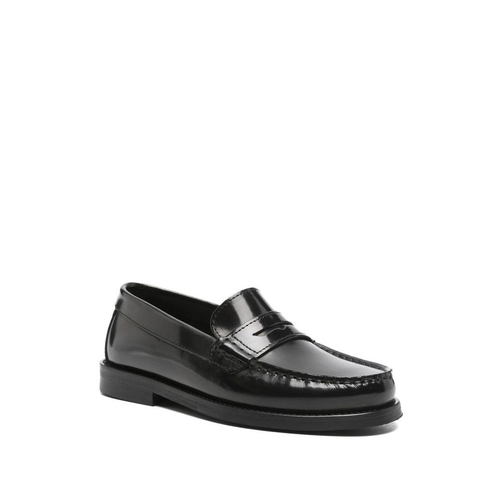 VINNY's Vinny's BLACK Loafers Size US 7 / IT 37 - 3 Thumbnail