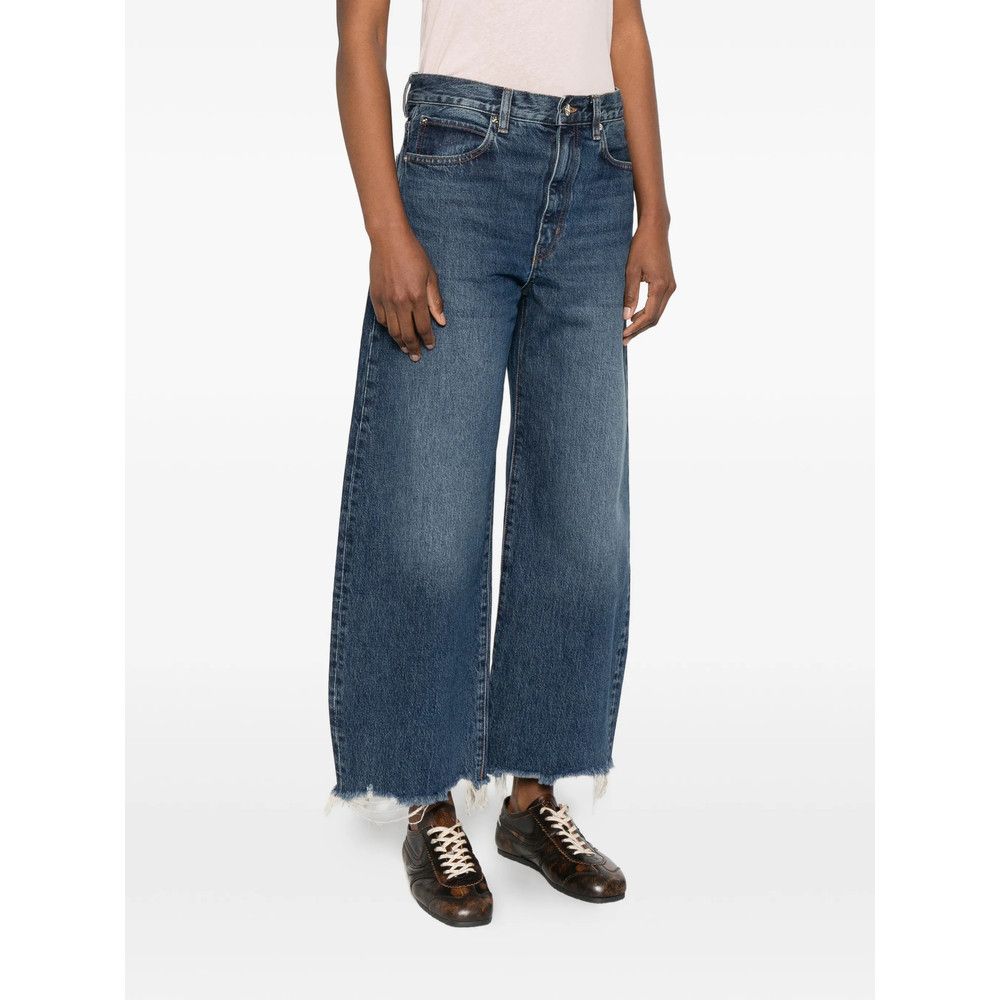 Frame Frame BLUE Denim - Wide-Leg Jeans Size 25" / US 0 / IT 36 - 4 Thumbnail