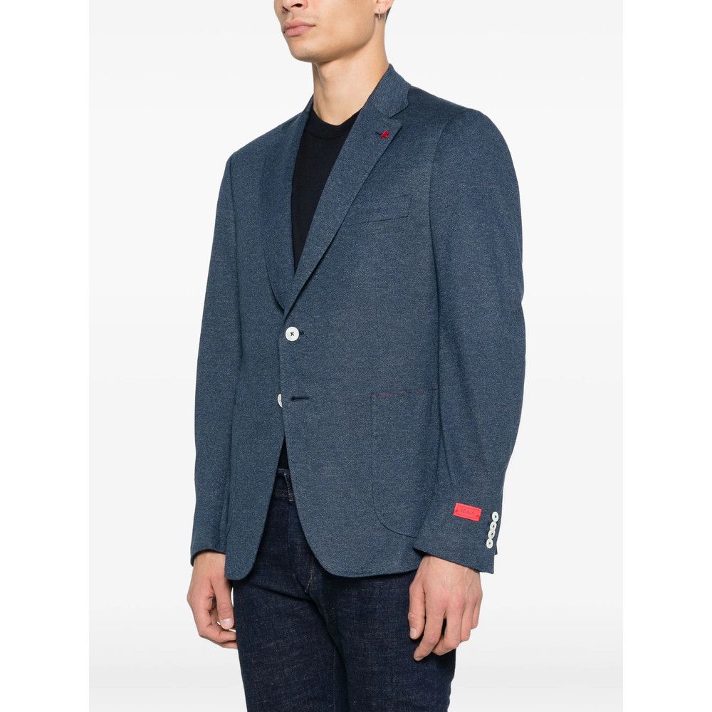 Isaia Isaia BLUE Jackets - Blazers Size US L / EU 52-54 / 3 - 3 Thumbnail