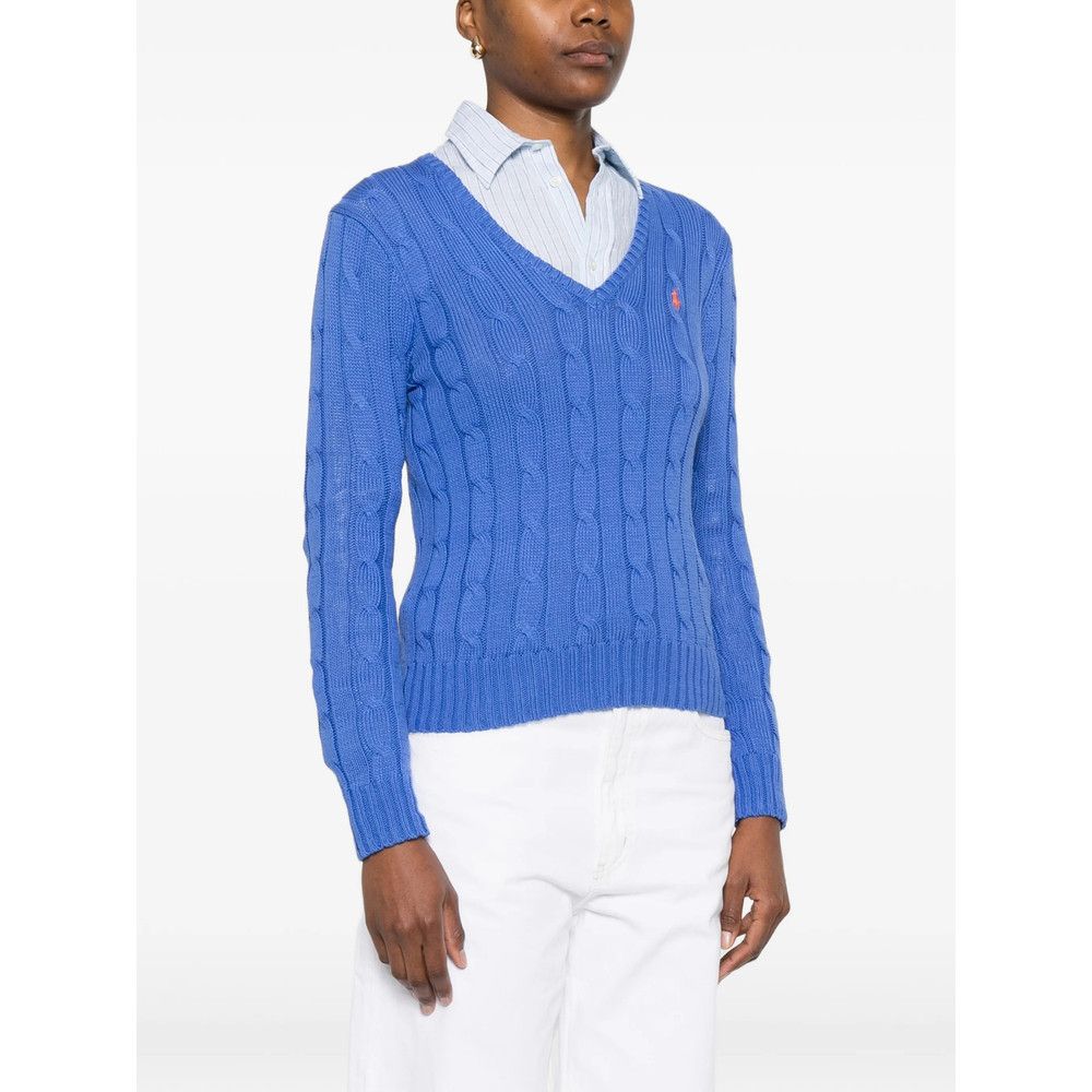 Ralph Lauren Ralph Lauren BLUE Knitwear - Jumpers Size L / US 10 / IT 46 - 2 Thumbnail