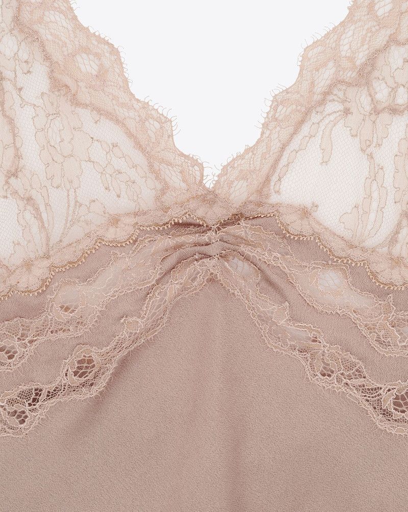 Saint Laurent Paris lingerie top in silk satin crepe Size M / US 6-8 / IT 42-44 - 3 Thumbnail