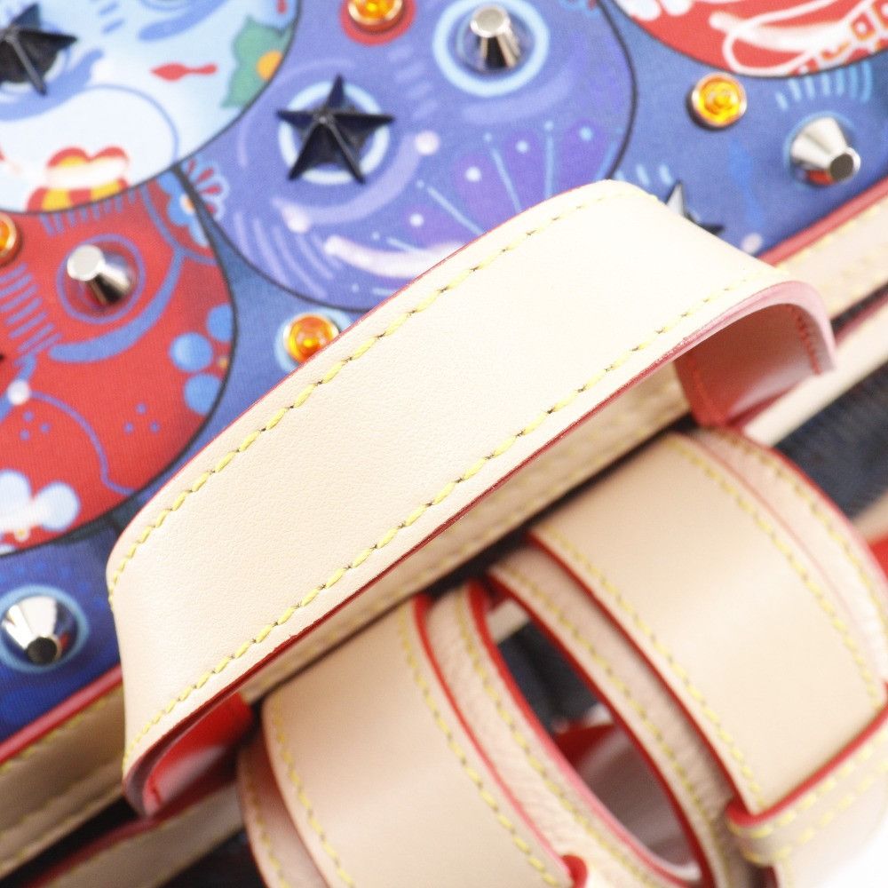 Christian Louboutin Christian Louboutin Christian Louboutin Explorafunk Nylon Leather 2way Backpack Leather Backpack DUTY FREE for USA Size ONE SIZE - 5 Thumbnail
