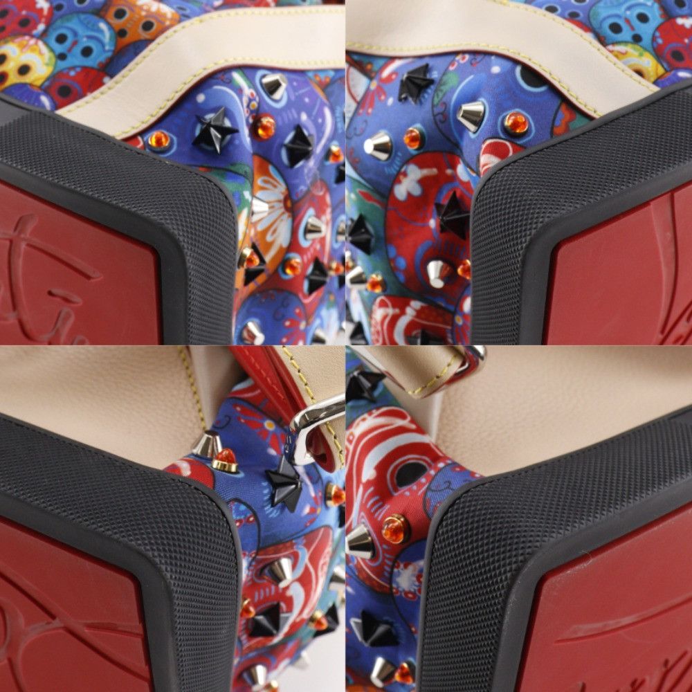 Christian Louboutin Christian Louboutin Christian Louboutin Explorafunk Nylon Leather 2way Backpack Leather Backpack DUTY FREE for USA Size ONE SIZE - 4 Thumbnail