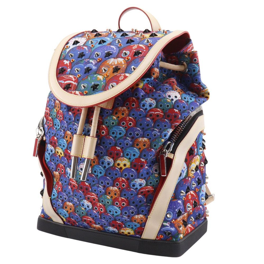 Christian Louboutin Christian Louboutin Christian Louboutin Explorafunk Nylon Leather 2way Backpack Leather Backpack DUTY FREE for USA Size ONE SIZE - 2 Thumbnail