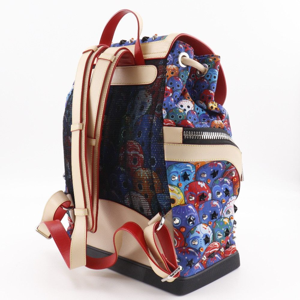 Christian Louboutin Christian Louboutin Christian Louboutin Explorafunk Nylon Leather 2way Backpack Leather Backpack DUTY FREE for USA Size ONE SIZE - 3 Thumbnail