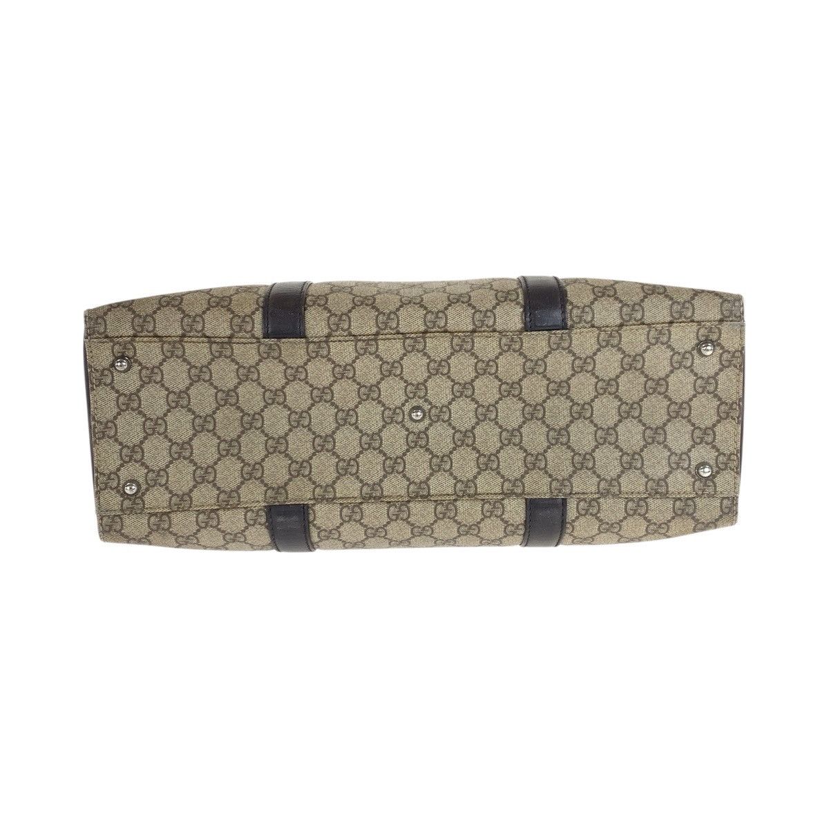 Gucci Gucci Gucci GG Supreme Canvas Leather Business Bag Leather Business Bag 114262 DUTY FREE for USA Size ONE SIZE - 10 Thumbnail