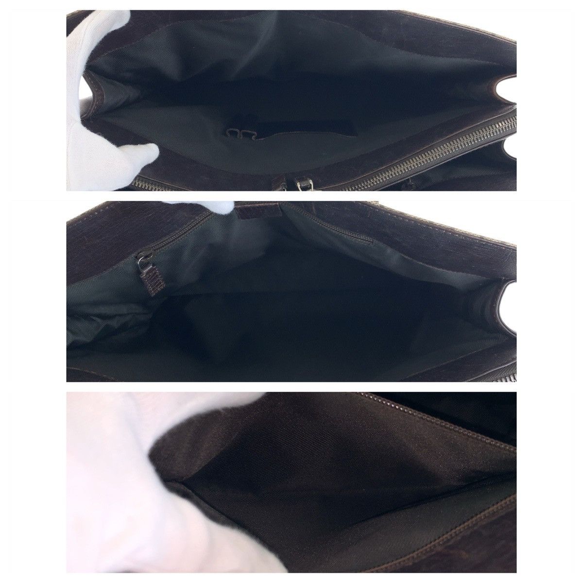 Gucci Gucci Gucci GG Supreme Canvas Leather Business Bag Leather Business Bag 114262 DUTY FREE for USA Size ONE SIZE - 5 Thumbnail