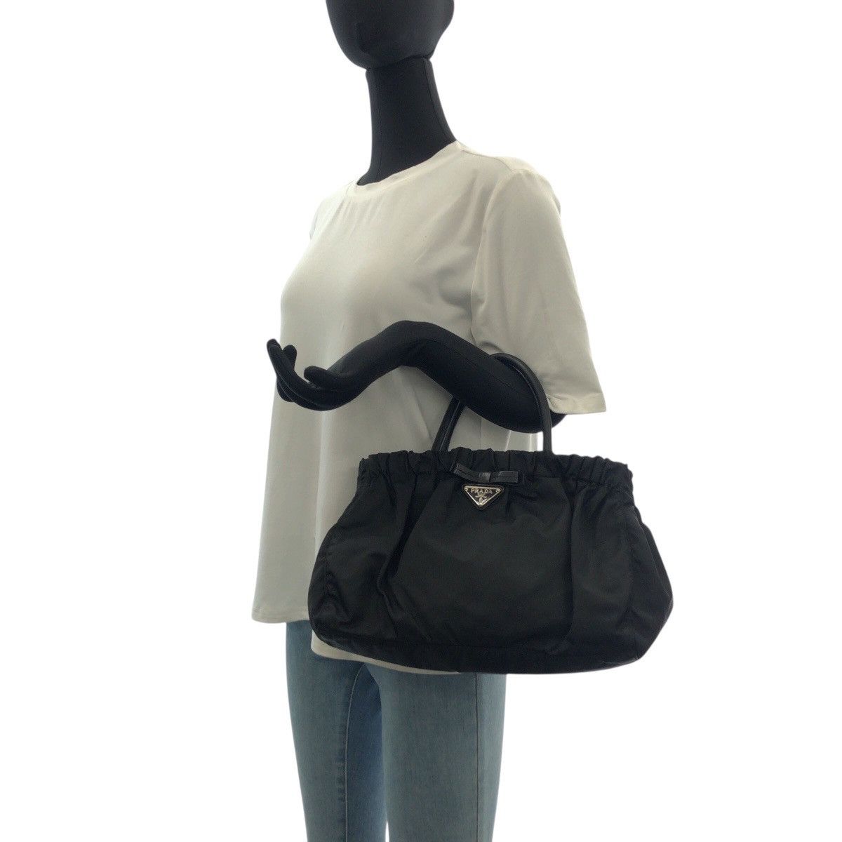 Prada Prada Prada Tessuto Nylon/Leather 2way Bag Textile Shoulder Bag DUTY FREE for USA Size ONE SIZE - 6 Thumbnail