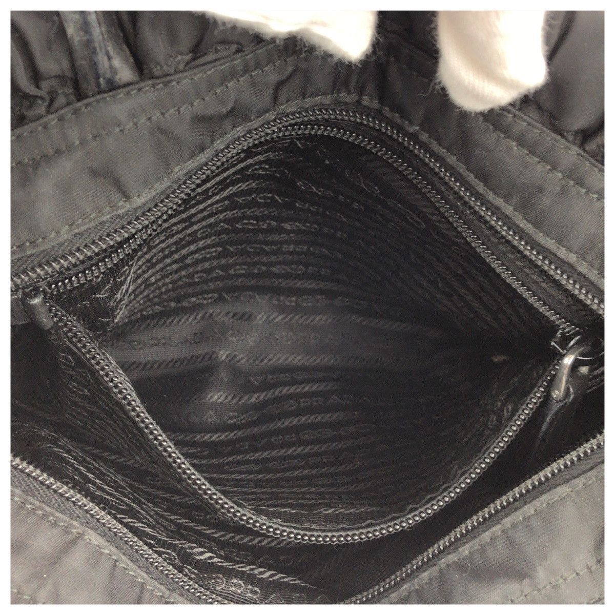 Prada Prada Prada Tessuto Nylon/Leather 2way Bag Textile Shoulder Bag DUTY FREE for USA Size ONE SIZE - 9 Thumbnail
