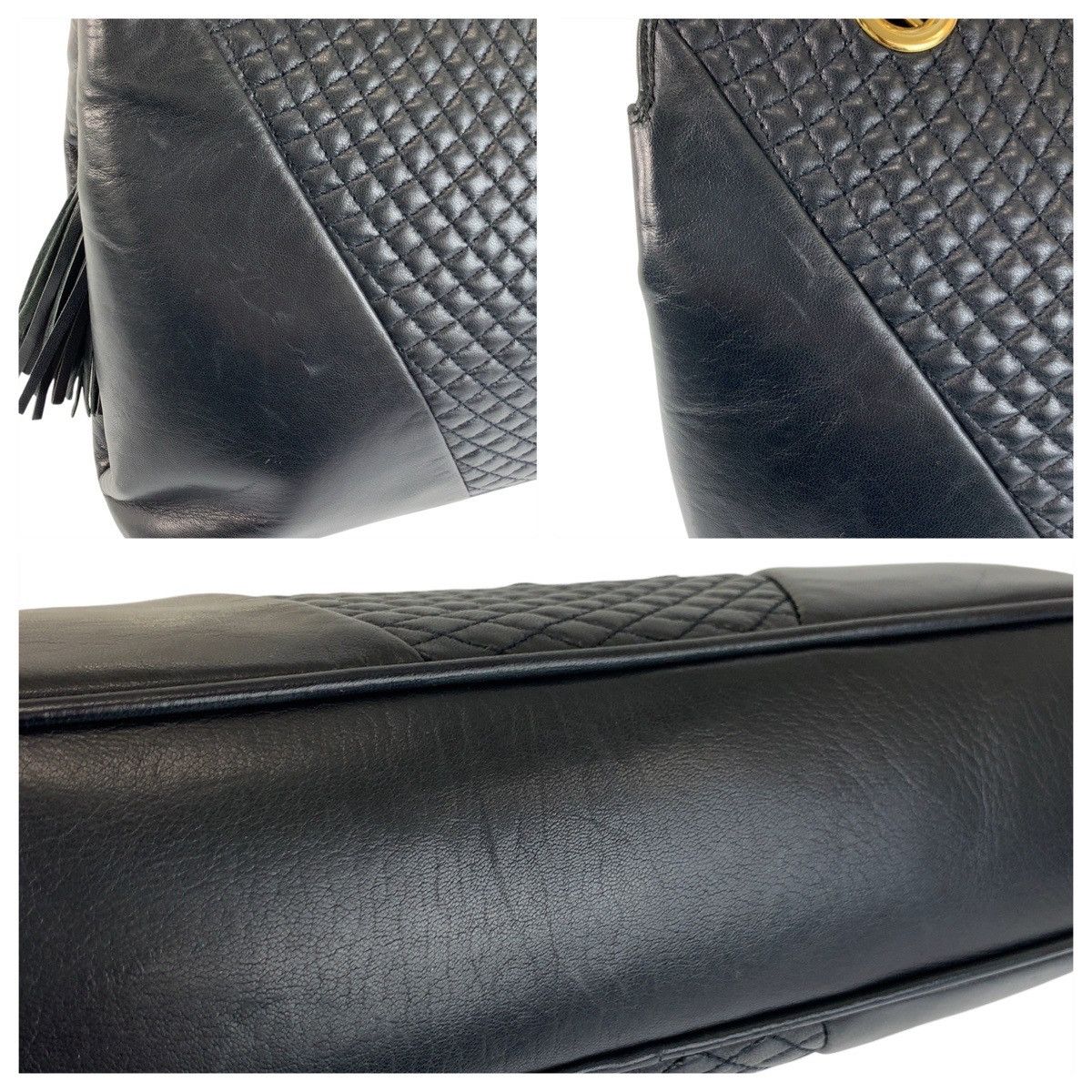 Bally Bally Bally Quilted Leather Shoulder Bag Leather Shoulder Bag DUTY FREE for USA Size ONE SIZE - 5 Thumbnail