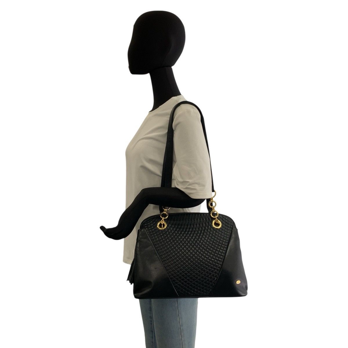 Bally Bally Bally Quilted Leather Shoulder Bag Leather Shoulder Bag DUTY FREE for USA Size ONE SIZE - 6 Thumbnail