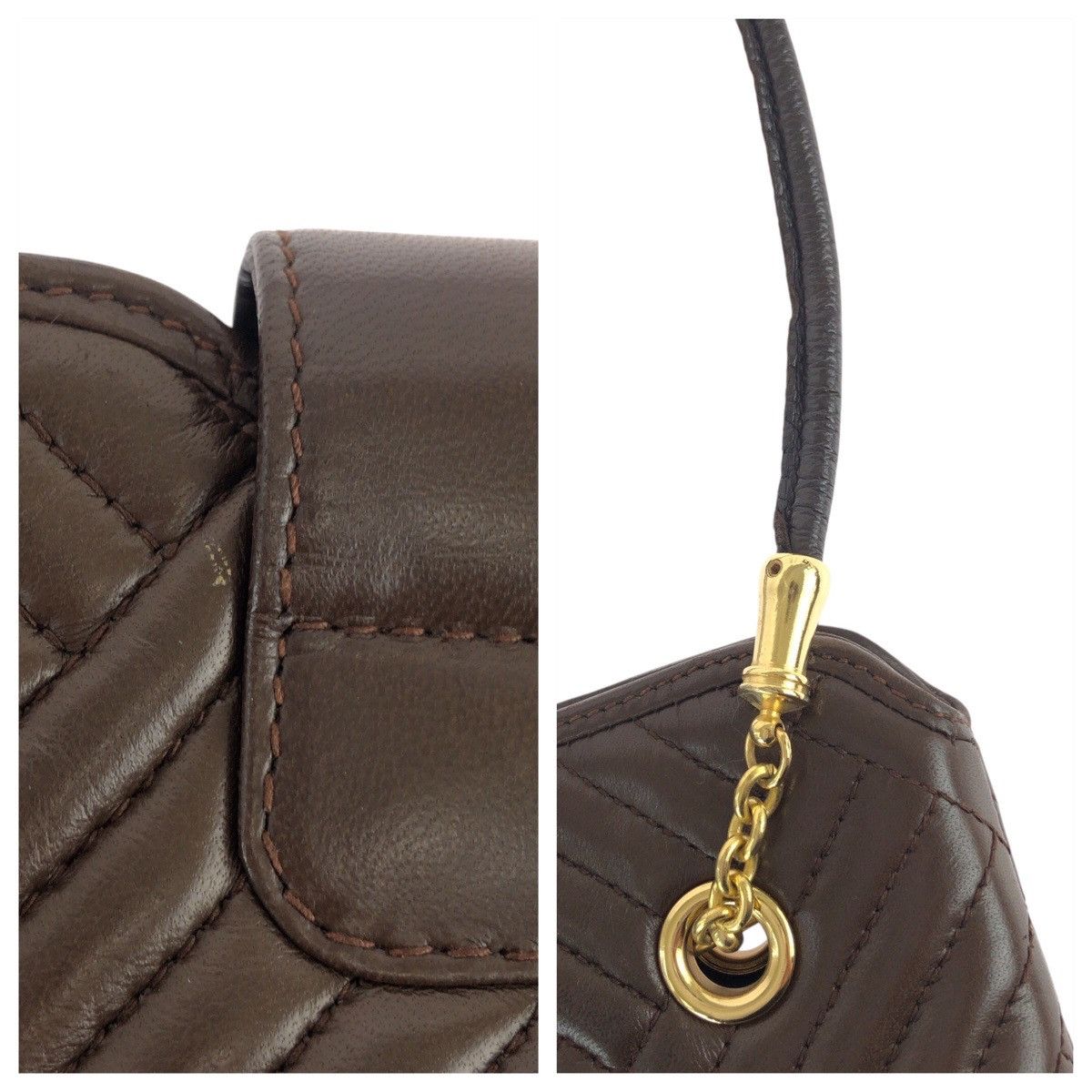 Bally Bally Bally Quilted Leather Shoulder Bag Leather Shoulder Bag DUTY FREE for USA Size ONE SIZE - 5 Thumbnail
