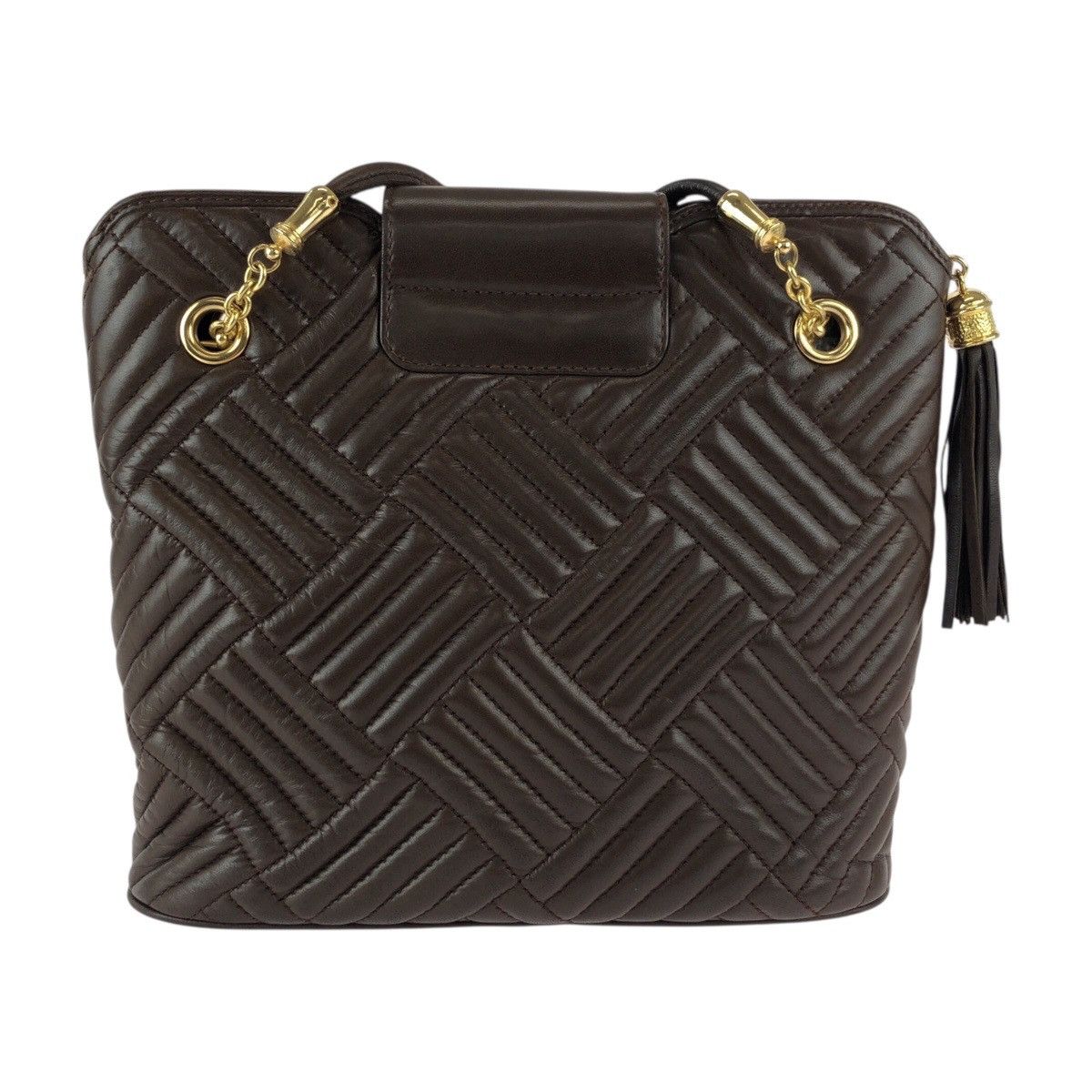 Bally Bally Bally Quilted Leather Shoulder Bag Leather Shoulder Bag DUTY FREE for USA Size ONE SIZE - 2 Thumbnail