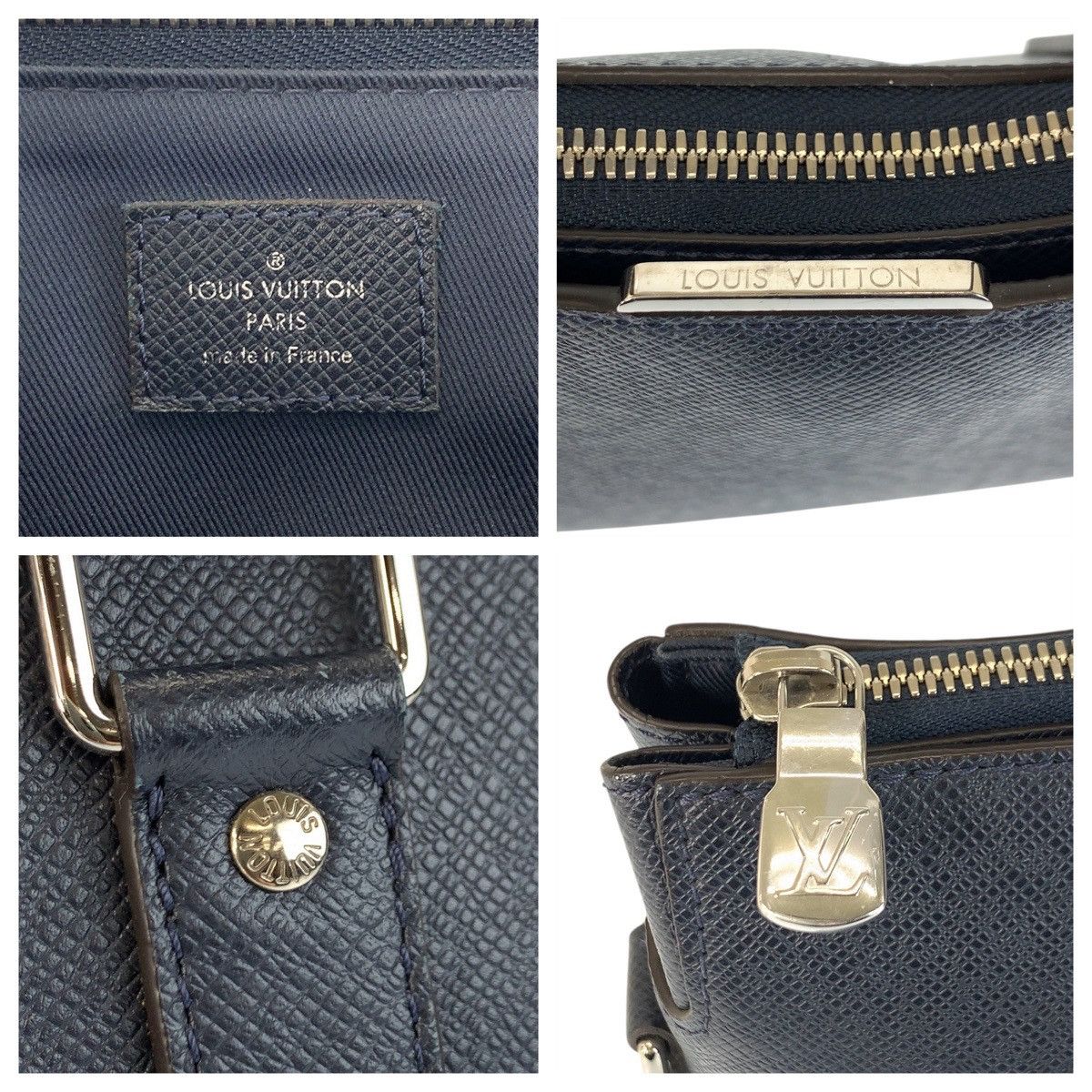 Louis Vuitton Louis Vuitton Louis Vuitton Anton Taiga Leather Briefcase Leather Business Bag M34401 DUTY FREE for USA Size ONE SIZE - 3 Thumbnail