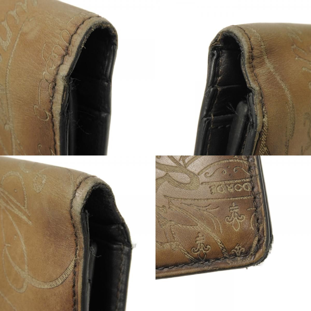 Berluti Berluti Berluti Scritto Venezia Calf Long Wallet Leather Long Wallet DUTY FREE for USA Size ONE SIZE - 18 Thumbnail
