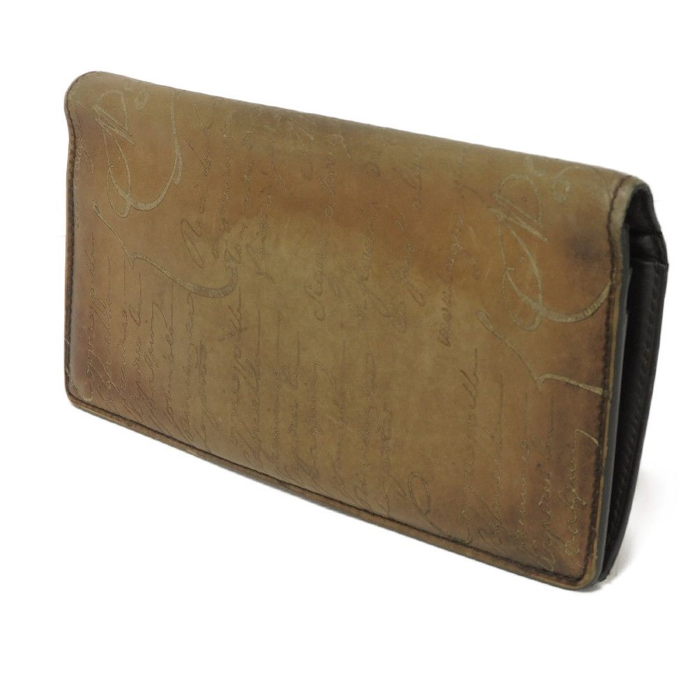 Berluti Berluti Berluti Scritto Venezia Calf Long Wallet Leather Long Wallet DUTY FREE for USA Size ONE SIZE - 2 Thumbnail