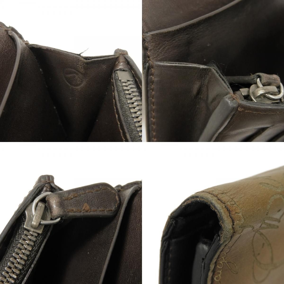 Berluti Berluti Berluti Scritto Venezia Calf Long Wallet Leather Long Wallet DUTY FREE for USA Size ONE SIZE - 17 Thumbnail