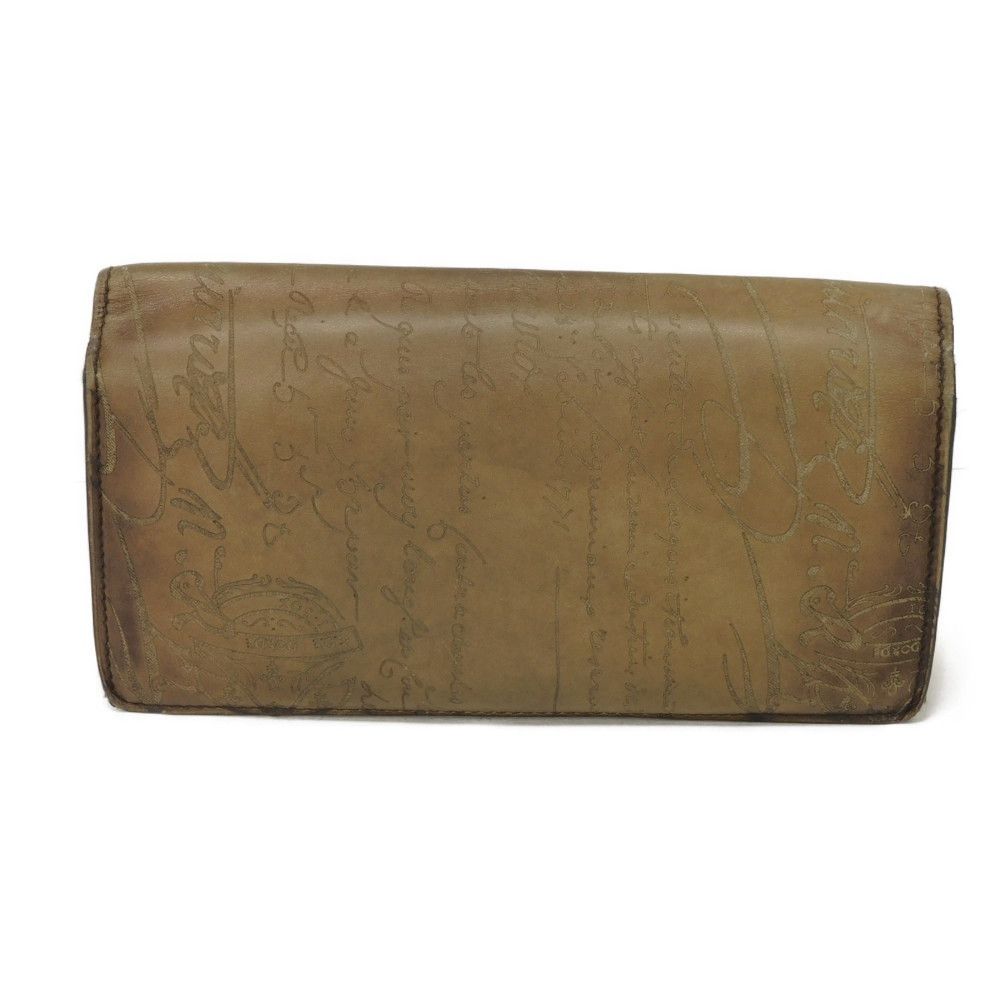 Berluti Berluti Berluti Scritto Venezia Calf Long Wallet Leather Long Wallet DUTY FREE for USA Size ONE SIZE - 3 Thumbnail