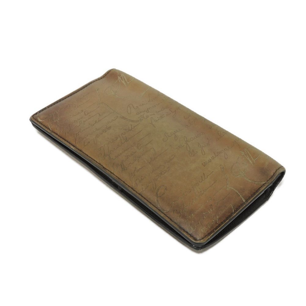 Berluti Berluti Berluti Scritto Venezia Calf Long Wallet Leather Long Wallet DUTY FREE for USA Size ONE SIZE - 4 Thumbnail