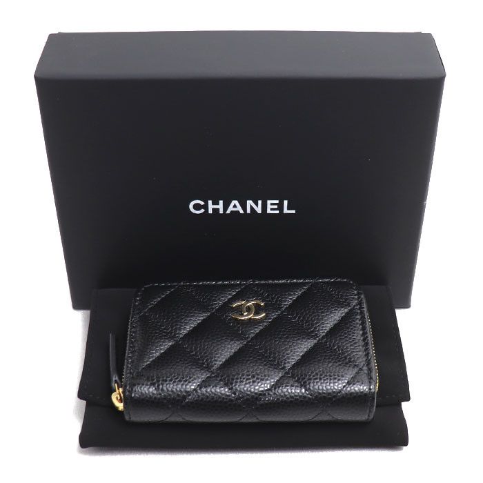 Chanel Chanel CHANEL Classic Zip Coin Purse Grained Calfskin Coin Purse Leather Coin Case AP0216 DUTY FREE for USA Size ONE SIZE - 5 Thumbnail