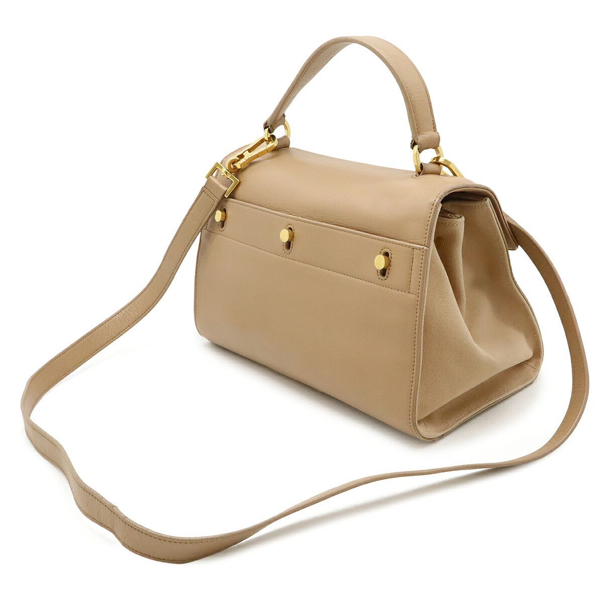 Yves Saint Laurent Yves Saint Laurent Saint Laurent Muse Two 2way Handbag Leather Leather Shoulder Bag 368229 DUTY FREE for USA Size ONE SIZE - 2 Thumbnail