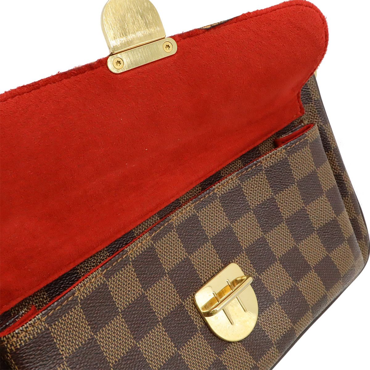Louis Vuitton Louis Vuitton Louis Vuitton Ravello GM Damier Shoulder Bag Textile Shoulder Bag N60006 DUTY FREE for USA Size ONE SIZE - 8 Thumbnail
