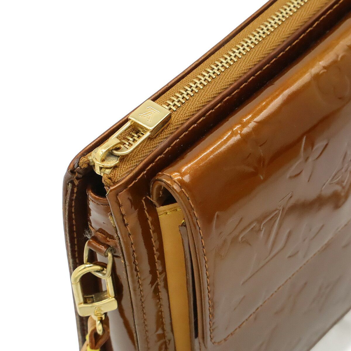 Louis Vuitton Louis Vuitton Louis Vuitton Mott Monogram Vernis Shoulder Bag Leather Shoulder Bag M91138 DUTY FREE for USA Size ONE SIZE - 6 Thumbnail