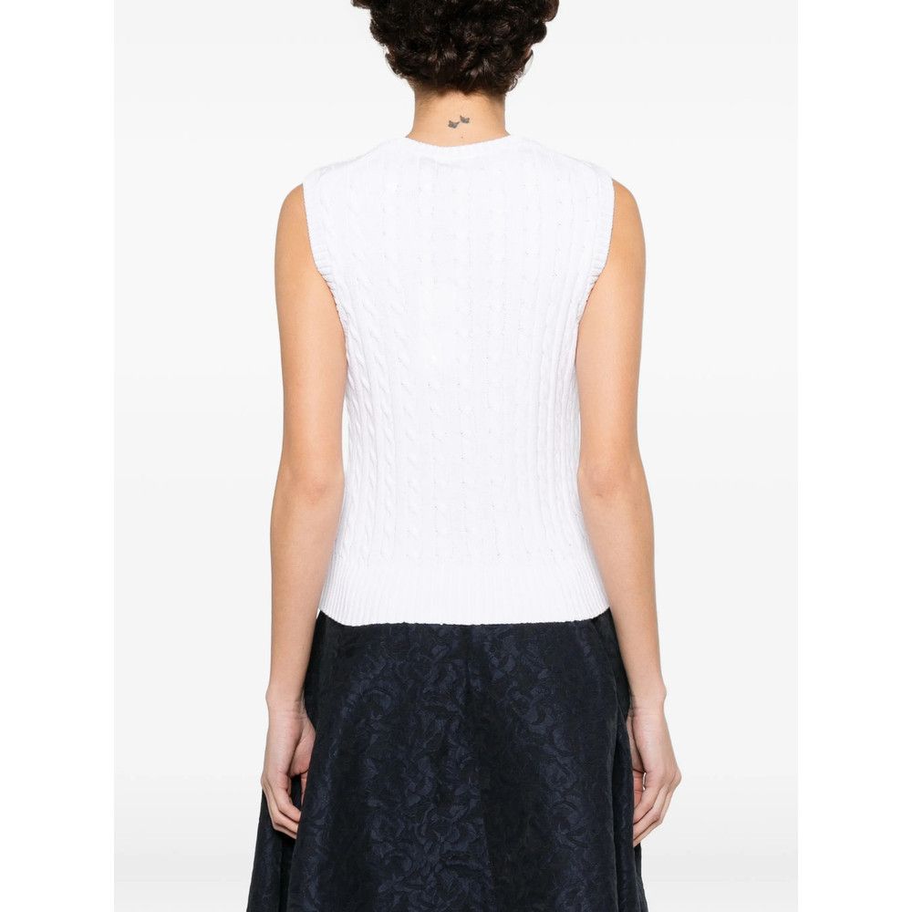 Ralph Lauren Ralph Lauren WHITE Knitwear - Jumpers Size S / US 4 / IT 40 - 3 Thumbnail