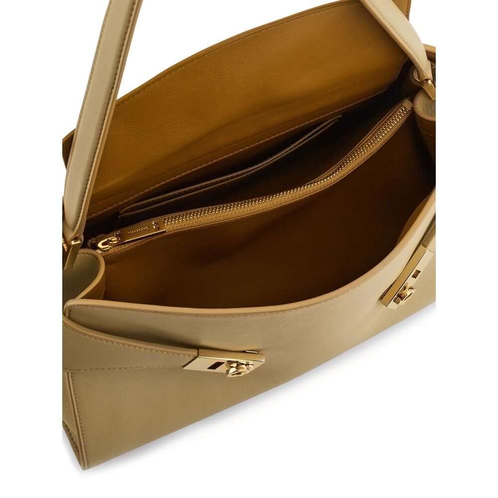 Salvatore Ferragamo Ferragamo NEUTRALS Shoulder Bags Size ONE SIZE - 5 Thumbnail
