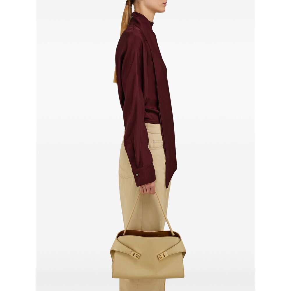 Salvatore Ferragamo Ferragamo NEUTRALS Shoulder Bags Size ONE SIZE - 6 Thumbnail