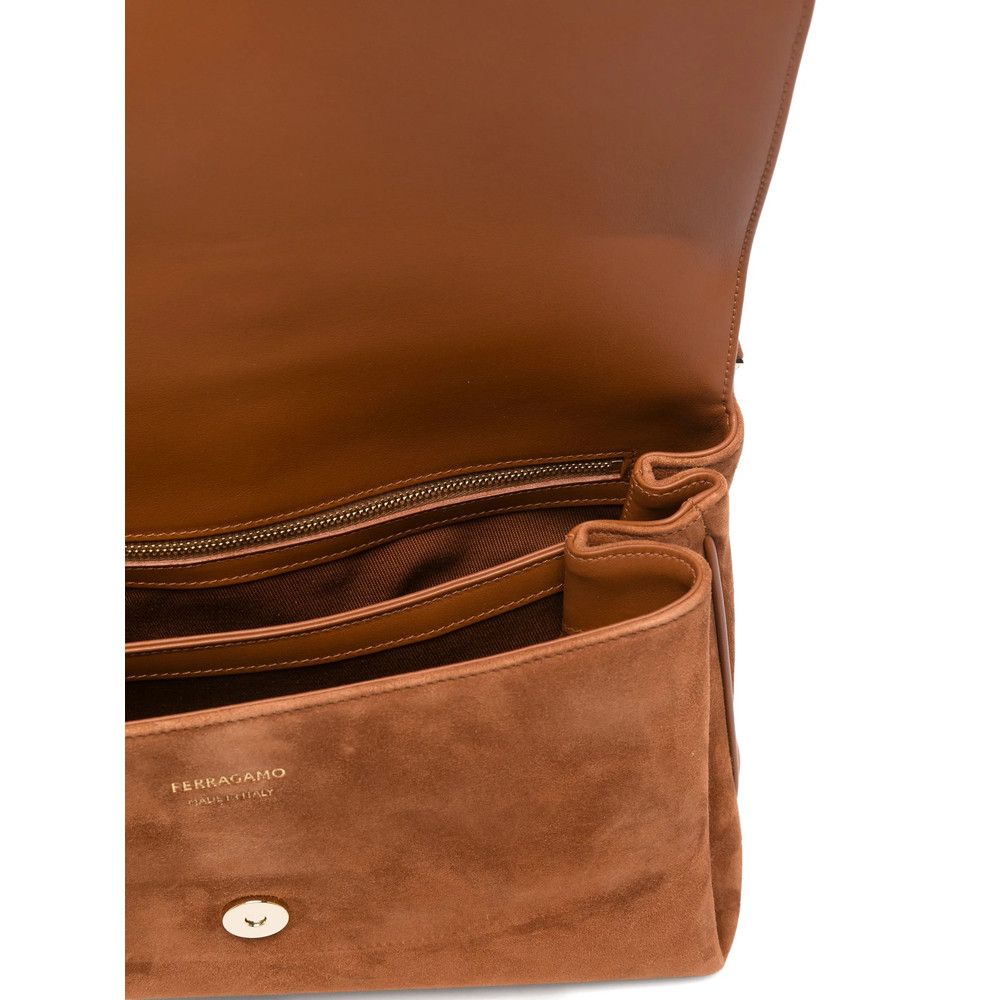 Salvatore Ferragamo Ferragamo BROWN Shoulder Bags Size ONE SIZE - 2 Thumbnail