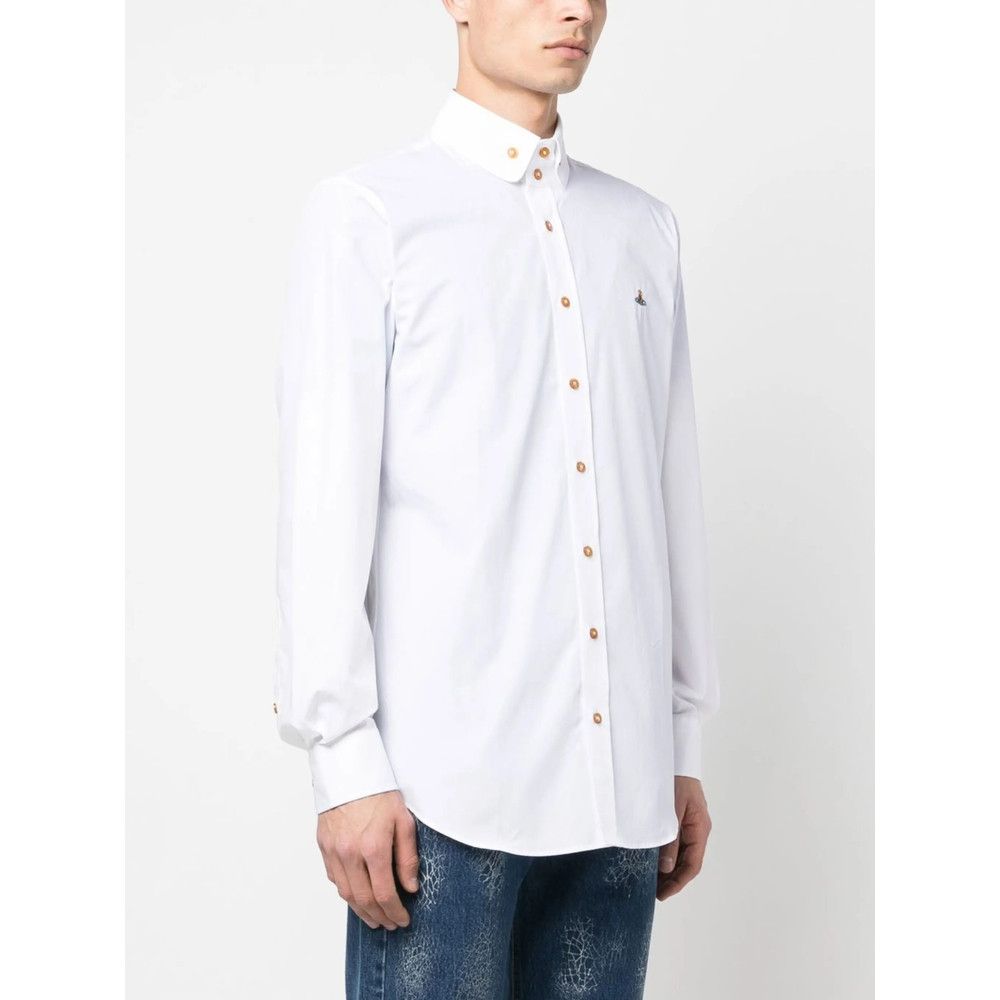 Vivienne Westwood Vivienne Westwood WHITE Shirts Size US M / EU 48-50 / 2 - 2 Thumbnail