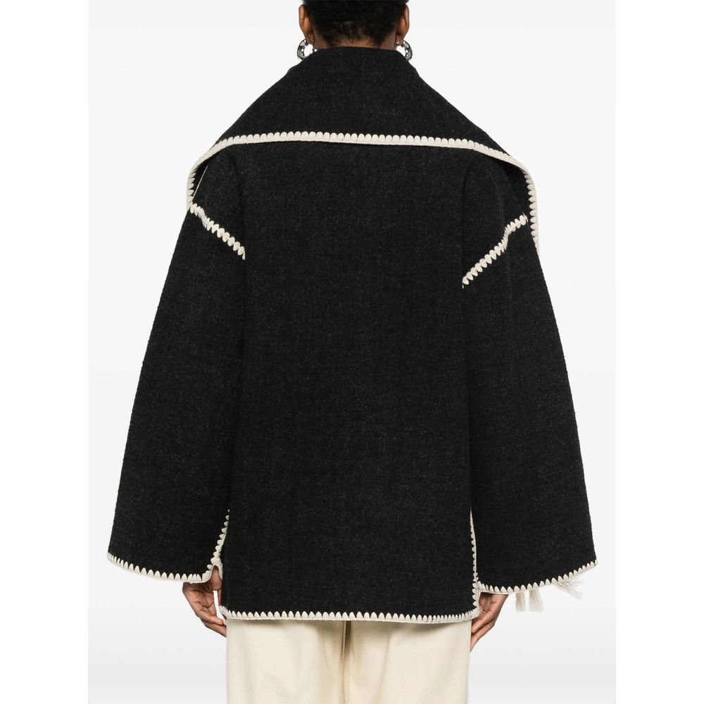 Toteme Toteme BLACK Jackets - Oversized Jackets Size XS / US 0-2 / IT 36-38 - 4 Thumbnail