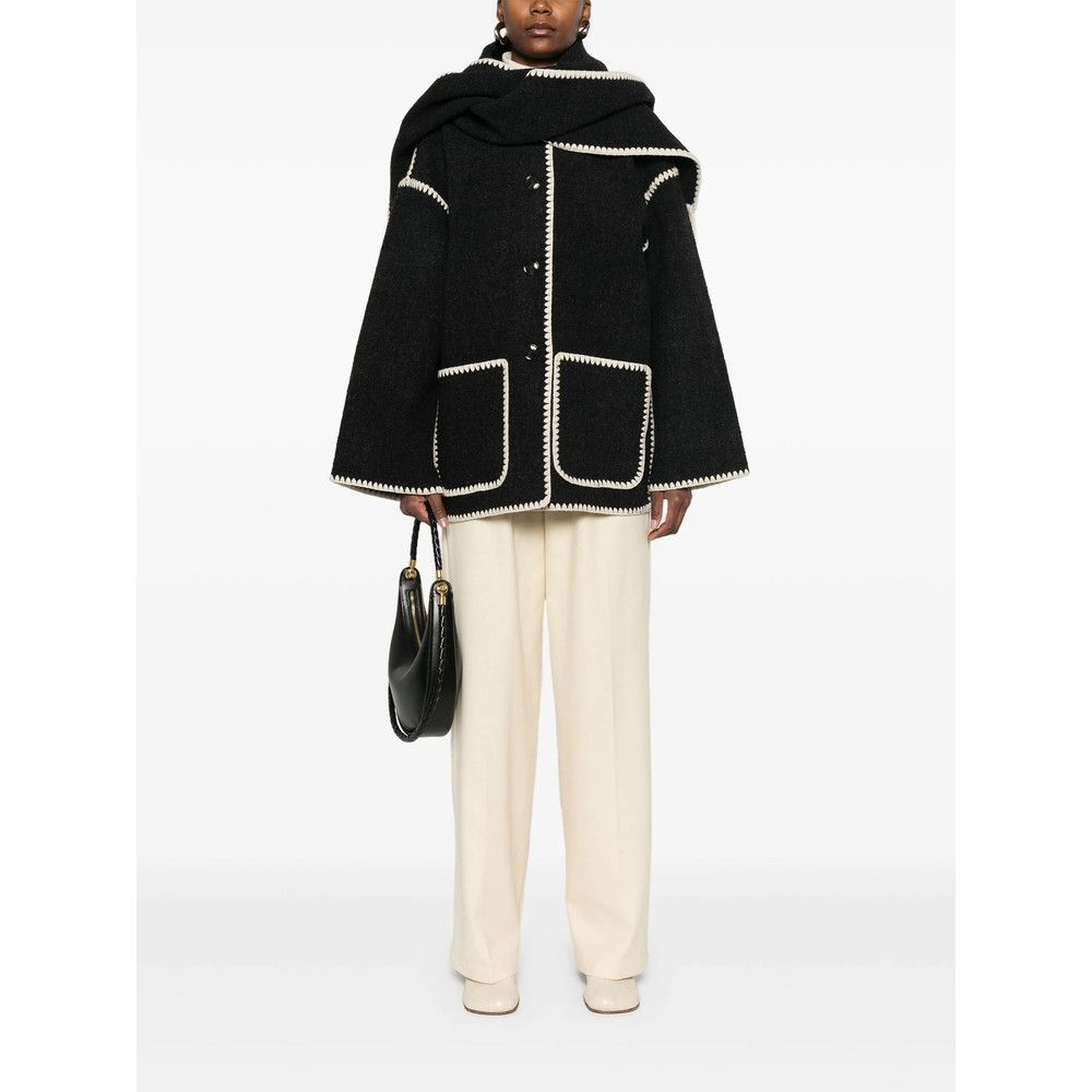 Toteme Toteme BLACK Jackets - Oversized Jackets Size XS / US 0-2 / IT 36-38 - 5 Thumbnail