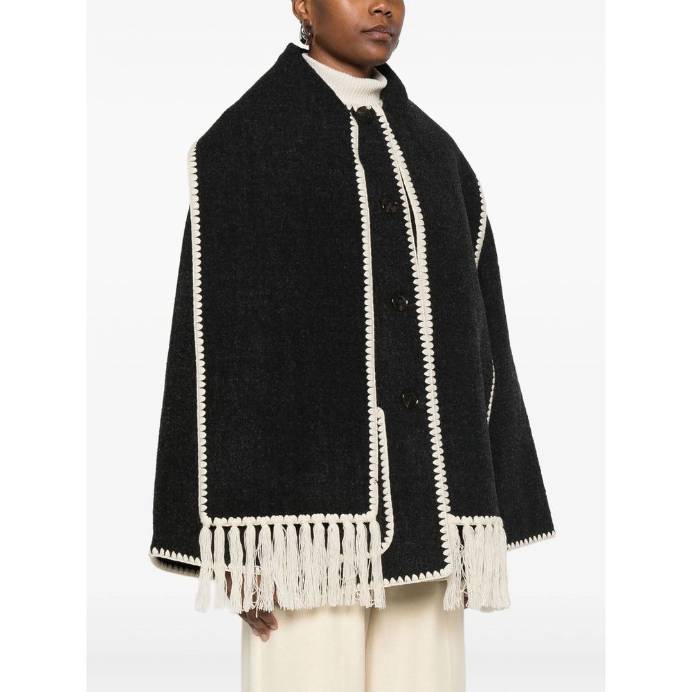 Toteme Toteme BLACK Jackets - Oversized Jackets Size XS / US 0-2 / IT 36-38 - 2 Thumbnail